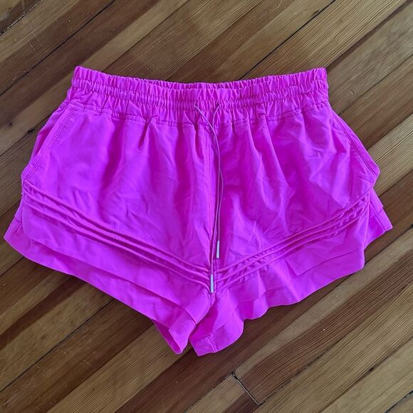 Free People FP Movement Check It Out Shorts in Hot Pink Size S - Picture 2 of 5